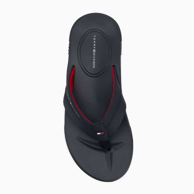Vyriškos šlepetės per pirštą Tommy Hilfiger Molded Beach Sandal desert sky 5