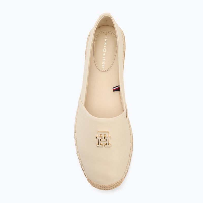 Moteriški batai Tommy Hilfiger Th Logo Leather muslin 5