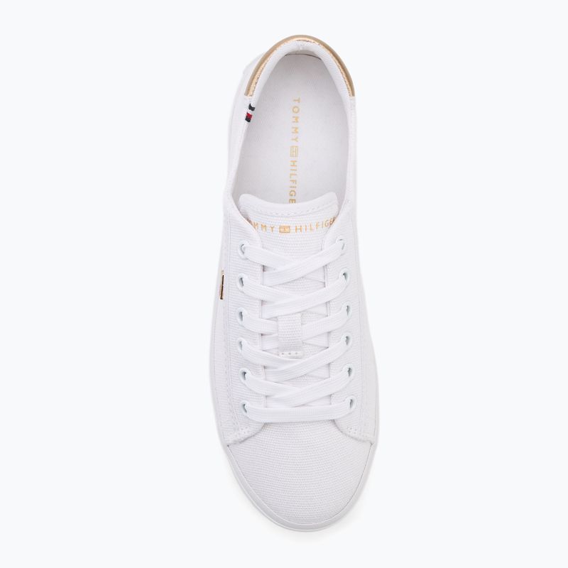 Moteriški sportiniai bateliai Tommy Hilfiger Vulc Canvas Lace Up white 5
