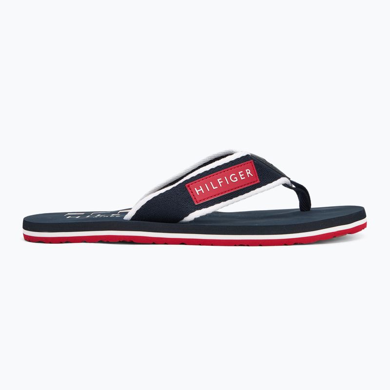 Vyriškos šlepetės per pirštą Tommy Hilfiger Patch Beach Sandal desert sky 2