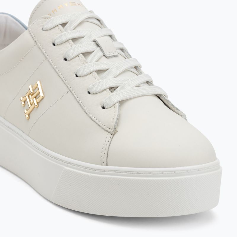 Moteriški batai Tommy Hilfiger Platform Court ecru/breezy blue 7