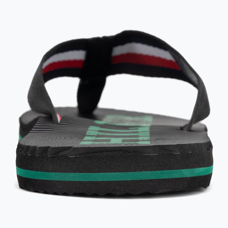 Vyriškos šlepetės per pirštą Tommy Hilfiger Massage Beach Sandal black 6