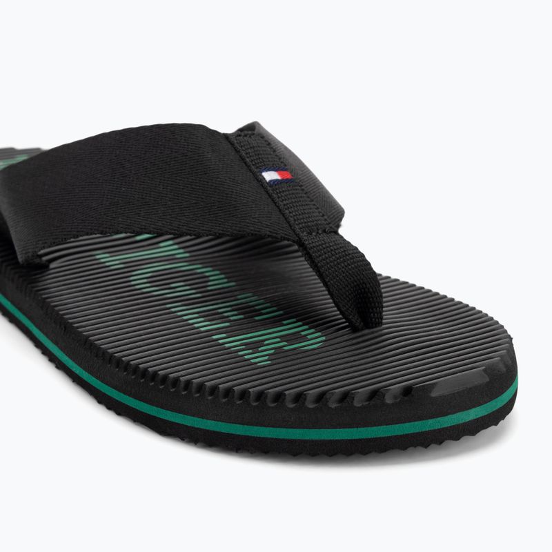 Vyriškos šlepetės per pirštą Tommy Hilfiger Massage Beach Sandal black 7