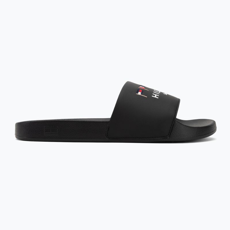 Vyriškos šlepetės Tommy Hilfiger Flags Pool Slide black 2