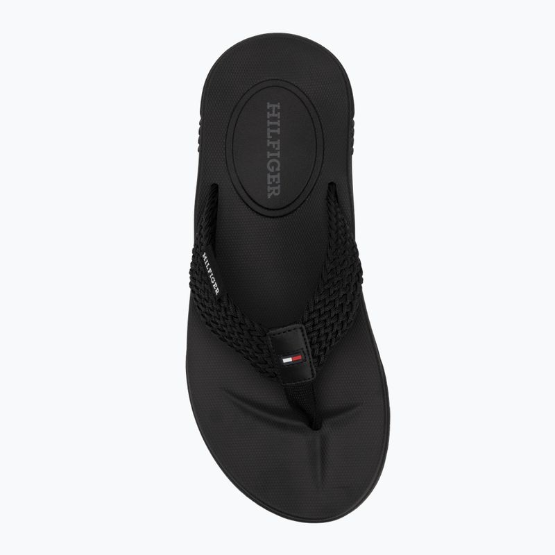 Vyriškos šlepetės per pirštą Tommy Hilfiger Molded Web Beach Sandal black 5