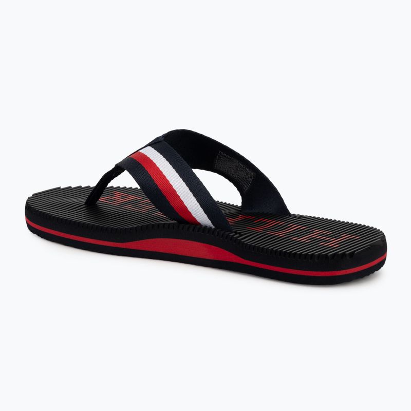 Vyriškos šlepetės per pirštą Tommy Hilfiger Massage Beach Sandal desert sky 3