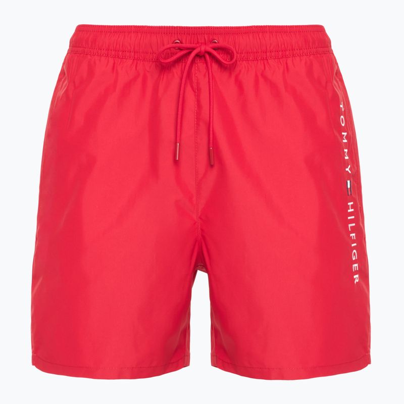 Vyriški maudymosi šortai Tommy Hilfiger Medium Drawstring medium red