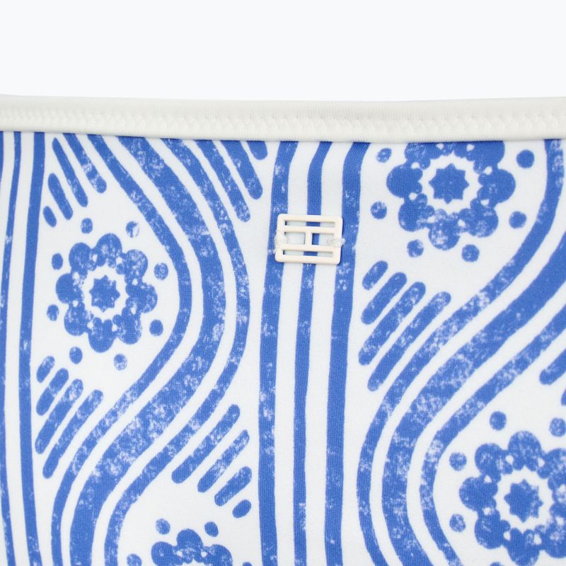 Maudymosi kostiumėlio apačia Tommy Hilfiger Cheeky String Side Tie Print floral stripe blue spell 3