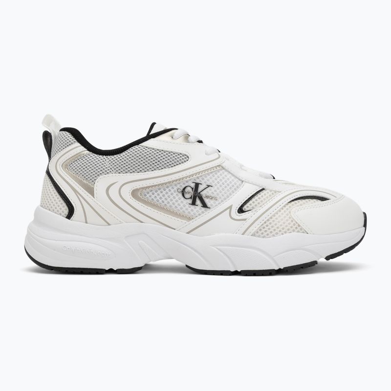 Moteriški batai Calvin Klein YW0YW01807 Retro Tennis Mesh Ml bright white/black 2