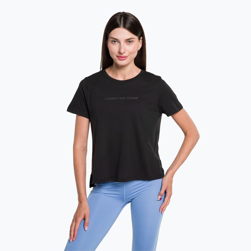 Tommy Hilfiger Performance Mesh Tee black moteriški treniruočių marškinėliai