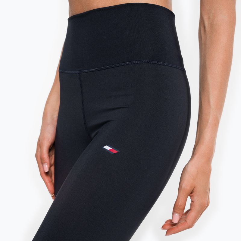 Tommy Hilfiger moteriškos treniruočių tamprės Hw Essential 7/8 blue 4