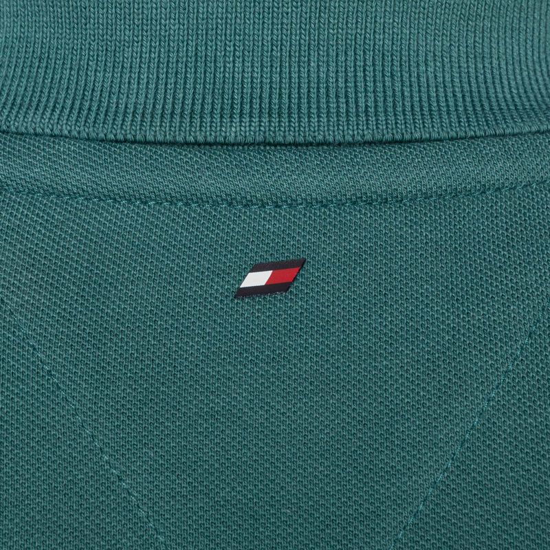 Tommy Hilfiger vyriški treniruočių marškinėliai Textured Tape Polo green 8