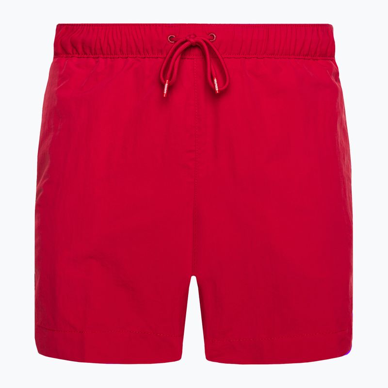 Vyriški Tommy Hilfiger Medium Drawstring maudymosi šortai raudoni