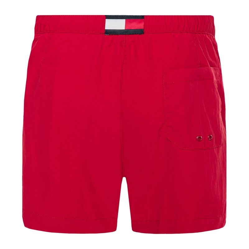 Vyriški Tommy Hilfiger Medium Drawstring maudymosi šortai raudoni 2