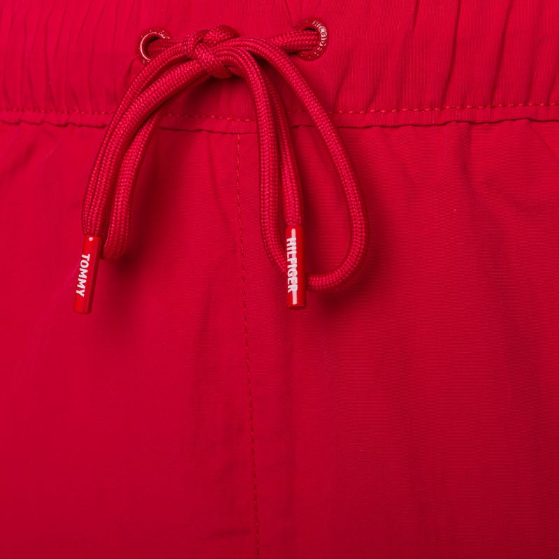 Vyriški Tommy Hilfiger Medium Drawstring maudymosi šortai raudoni 3