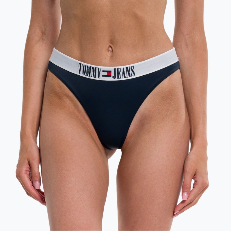 Tommy Hilfiger Brazilijos mėlynos spalvos maudymosi kostiumėlio apačia 4