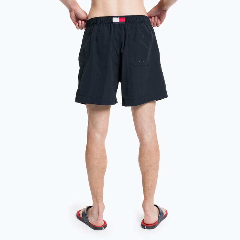 Vyriški Tommy Hilfiger Medium Drawstring maudymosi šortai mėlyni 6