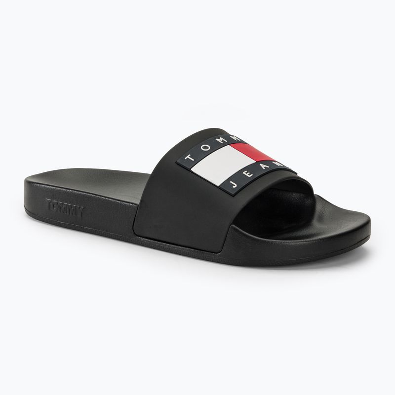 Tommy Jeans Pool Slide Ess black vyriškos šlepetės