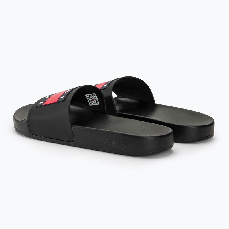 Tommy Jeans Pool Slide Ess black vyriškos šlepetės 3