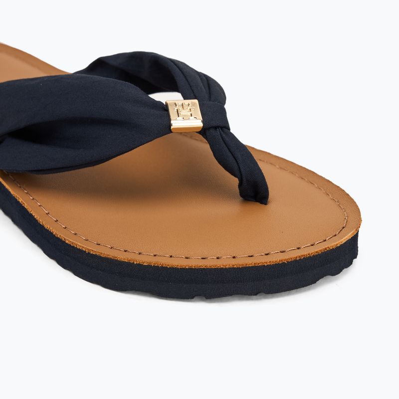 Moteriškos šlepetės per pirštą Tommy Hilfiger Elevated Beach Sandal space blue 7