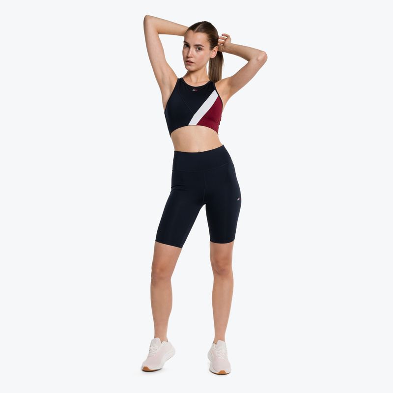 Tommy Hilfiger Essentials Rw Fitted Knit mėlyni moteriški treniruočių šortai 2