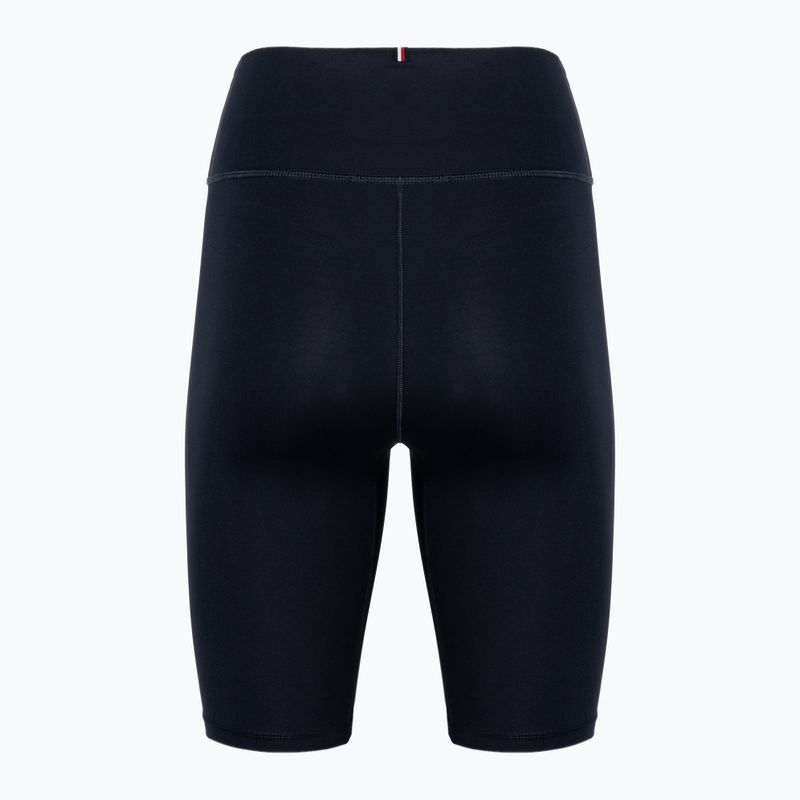 Tommy Hilfiger Essentials Rw Fitted Knit mėlyni moteriški treniruočių šortai 6