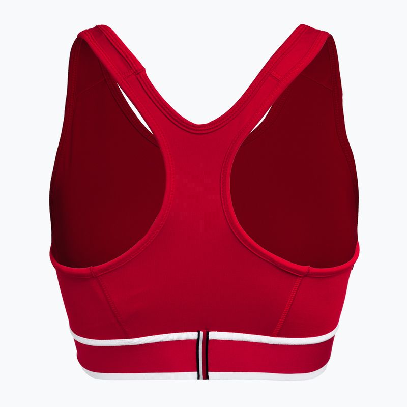 Tommy Hilfiger Mid Int Tape Racer Back raudona fitneso liemenėlė 6