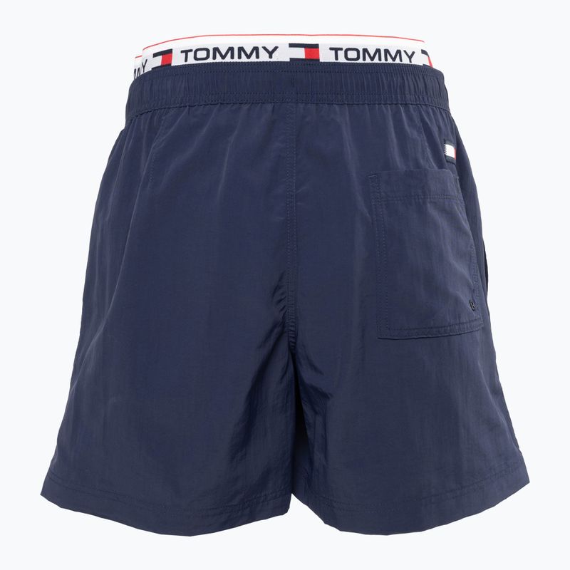 Vyriški Tommy Hilfiger DW Medium Drawstring maudymosi šortai twilight navy 2