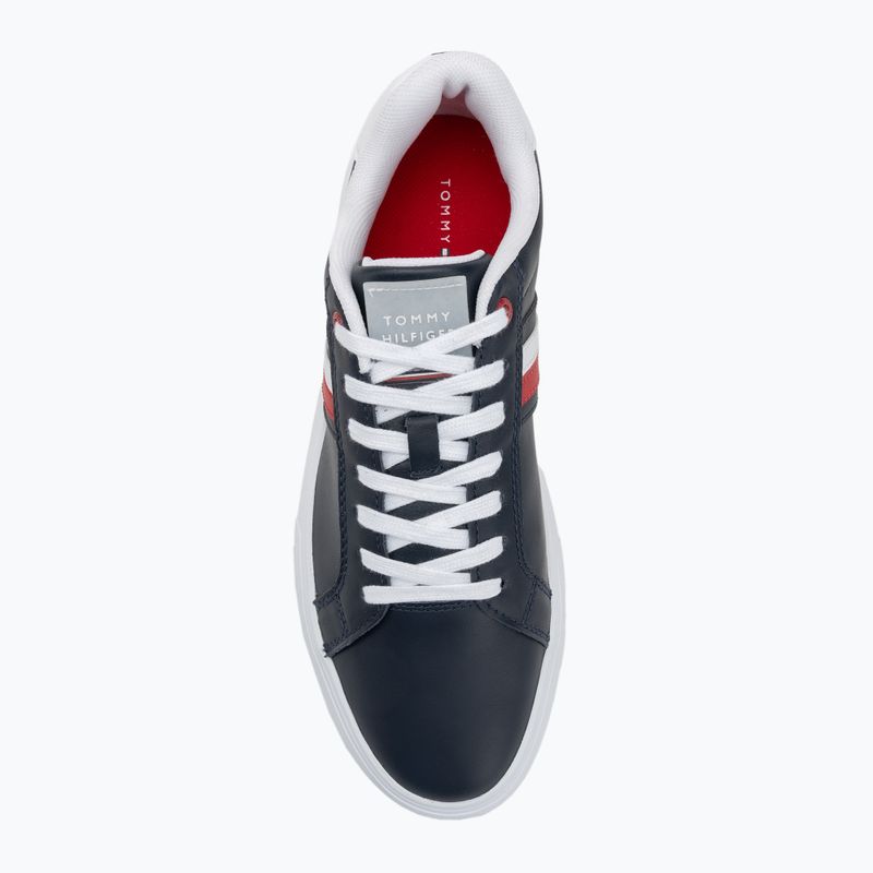 Vyriški batai Tommy Hilfiger Essential Leather Cupsole desert sky 5