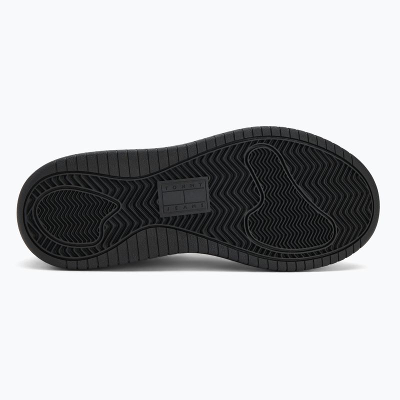 Moteriški batai Tommy Jeans Retro Basket Flatform Ess triple black 4