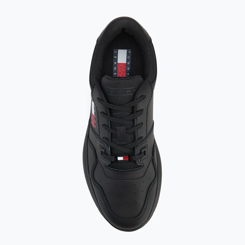 Moteriški batai Tommy Jeans Retro Basket Flatform Ess triple black 5