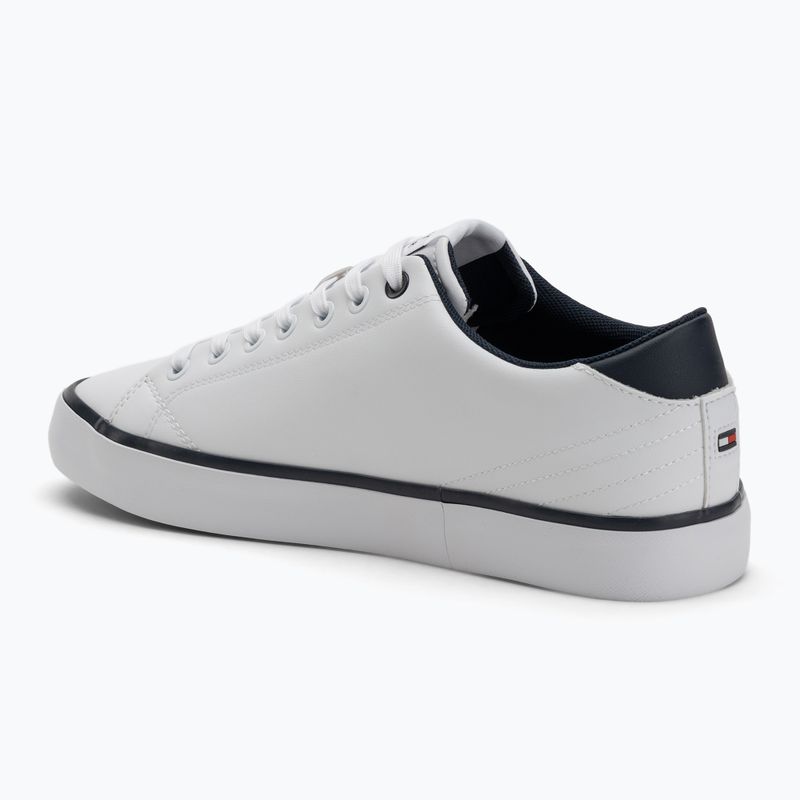 Vyriški sportiniai bateliai Tommy Hilfiger Th Hi Vulc Core Low Leather Ess YBS white 3