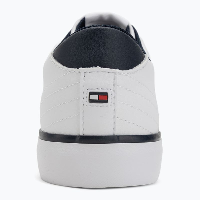 Vyriški sportiniai bateliai Tommy Hilfiger Th Hi Vulc Core Low Leather Ess YBS white 6