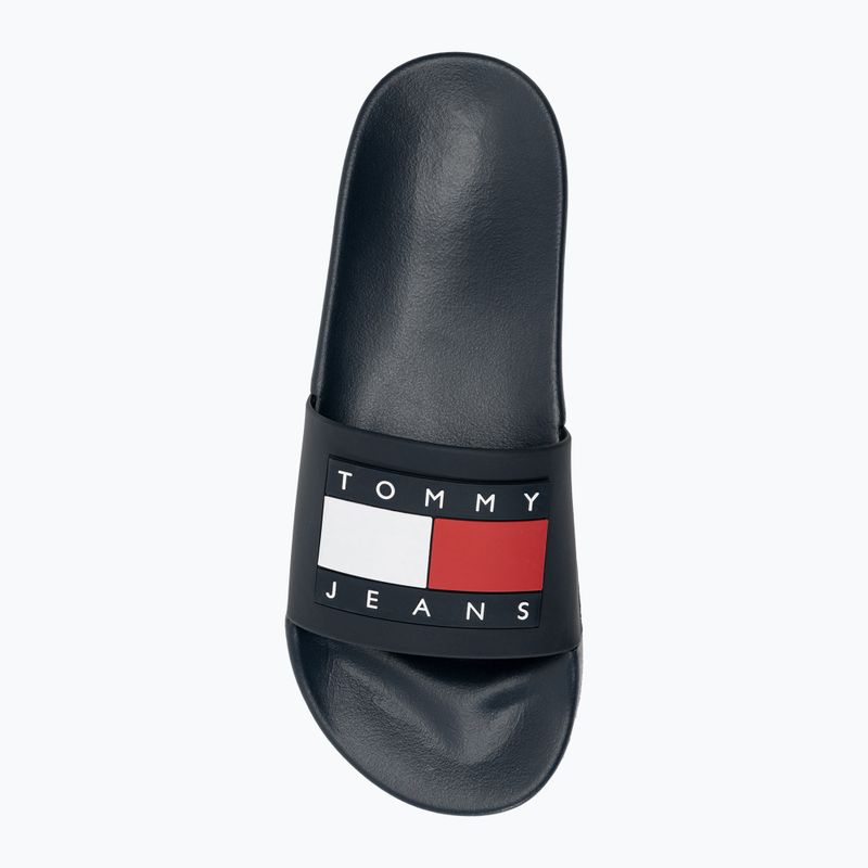 Vyriškos Tommy Jeans Pool Slide Ess dark night navy šlepetės 5