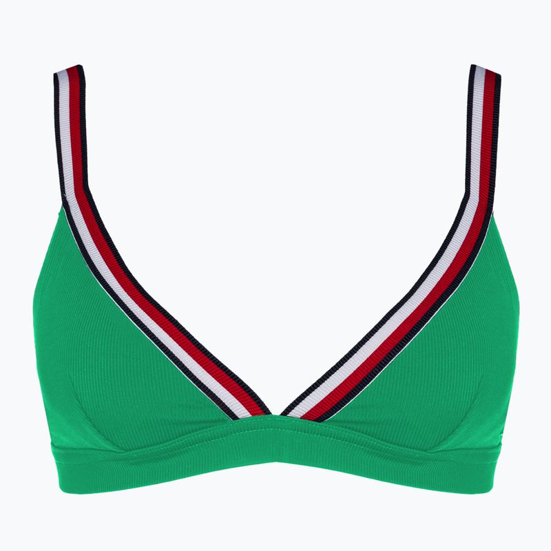 Maudymosi kostiumėlio viršus Tommy Hilfiger Triangle Rp olympic green