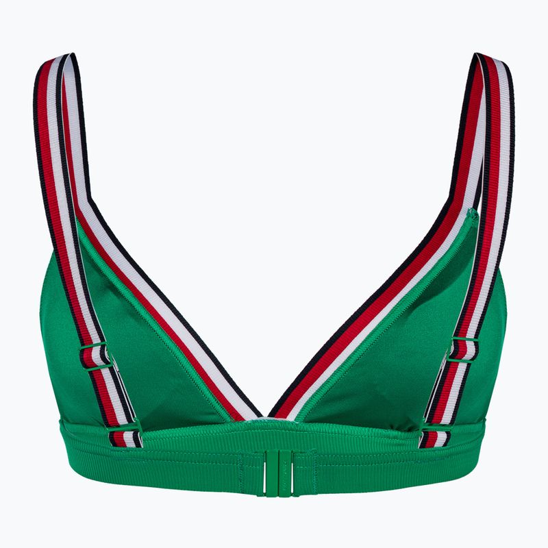 Maudymosi kostiumėlio viršus Tommy Hilfiger Triangle Rp olympic green 2