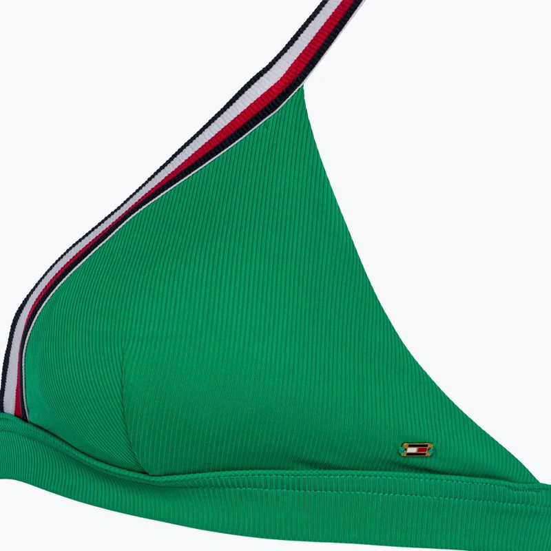 Maudymosi kostiumėlio viršus Tommy Hilfiger Triangle Rp olympic green 3