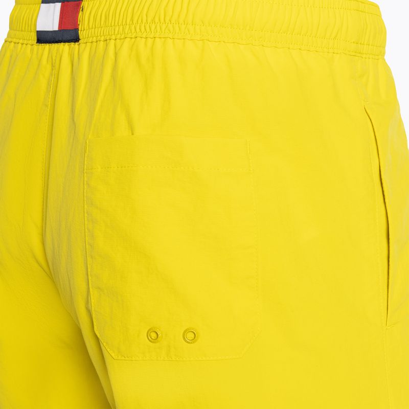Vyriški Tommy Hilfiger Medium Drawstring valley geltoni maudymosi šortai 5