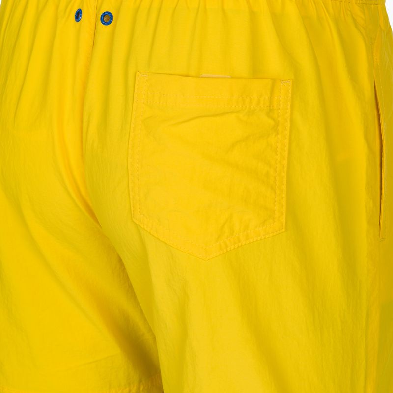 Vyriški Tommy Jeans SF Medium Drawstring Side Tape maudymosi šortai vivid yellow 4