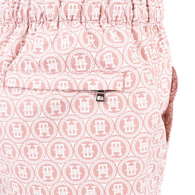 Tommy Hilfiger vyriški maudymosi šortai SF Medium Drawstring Print laurel teaberry blossom 3