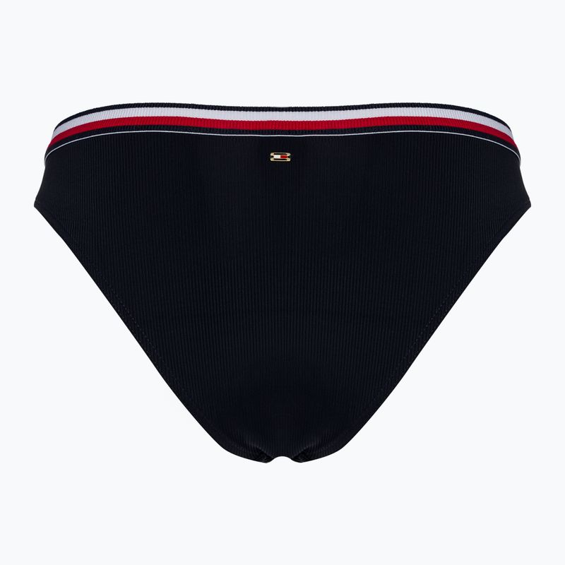 Maudymosi kostiumėlių kelnaitės Tommy Hilfiger Cheeky High Leg Bikini desert sky 2