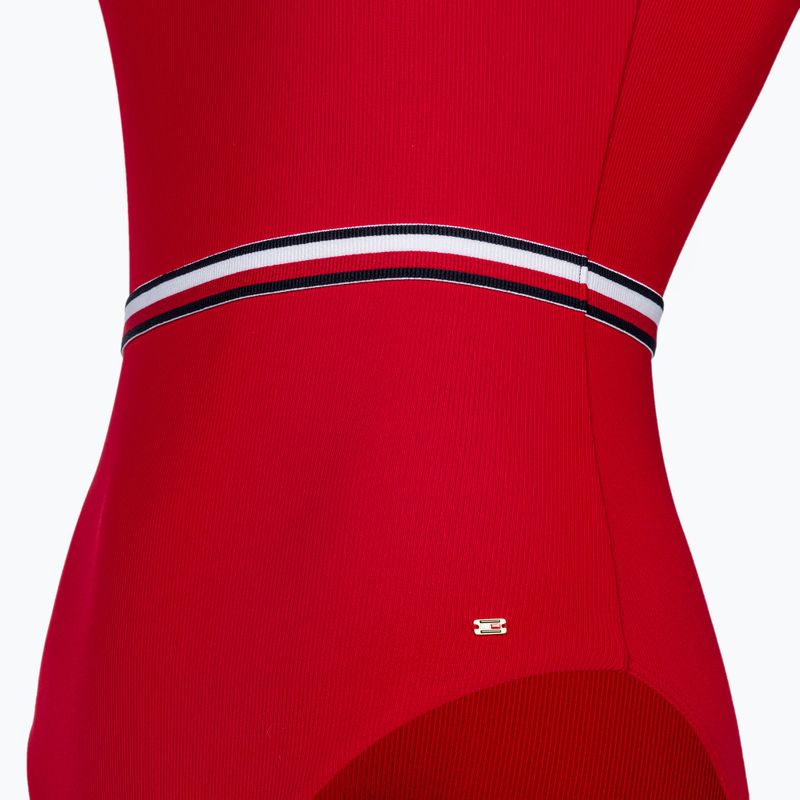 Moteriškas vientisas maudymosi kostiumėlis Tommy Hilfiger Square Neck One Piece primary red 3
