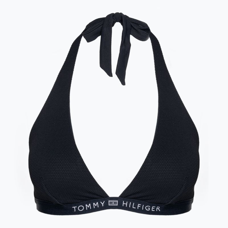 Maudymosi kostiumėlio viršus Tommy Hilfiger Triangle Fixed Rp desert sky