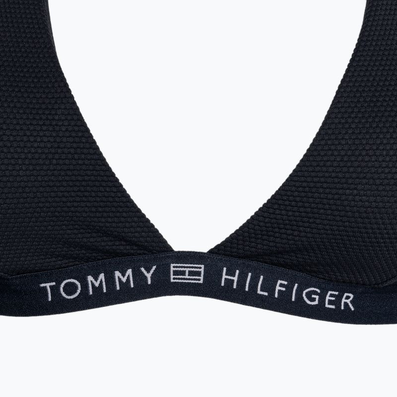 Maudymosi kostiumėlio viršus Tommy Hilfiger Triangle Fixed Rp desert sky 3