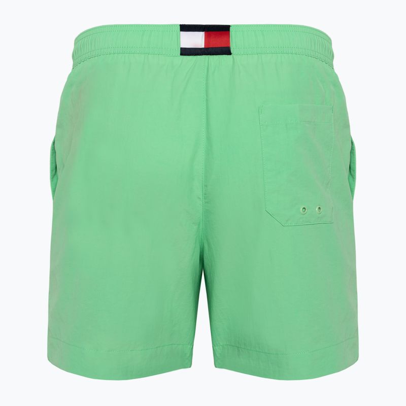 Tommy Hilfiger vyriški vidutinio ilgio su raišteliu lush jade maudymosi šortai 2