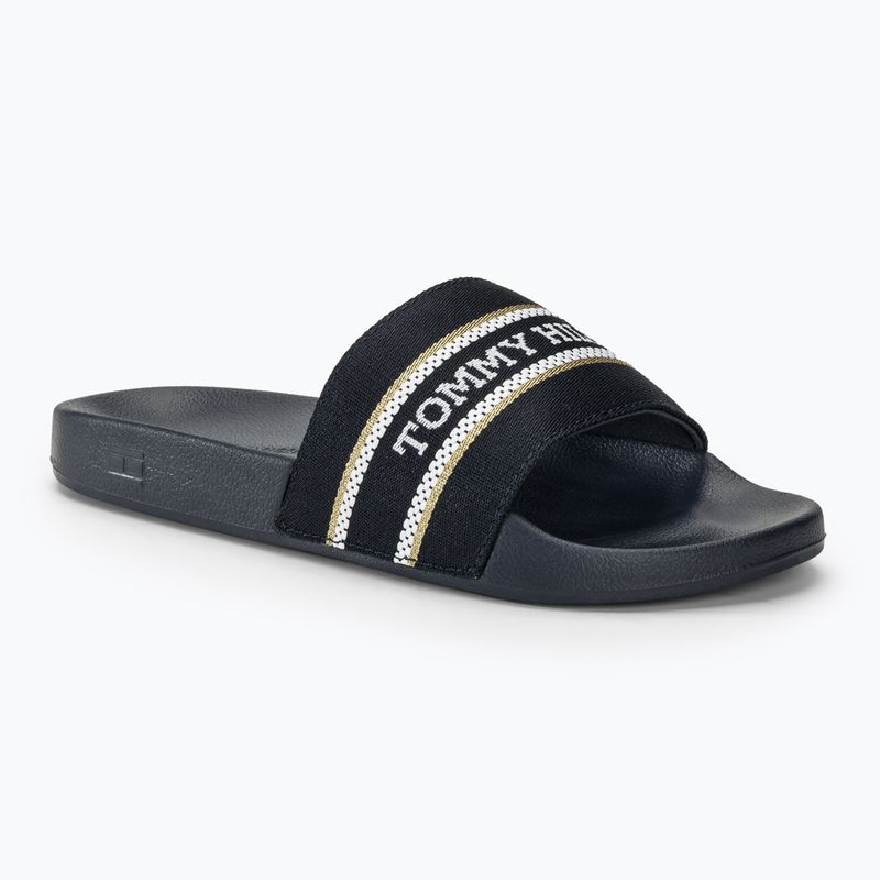 Moteriškos šlepetės Tommy Hilfiger Poolslide With Webbing space blue