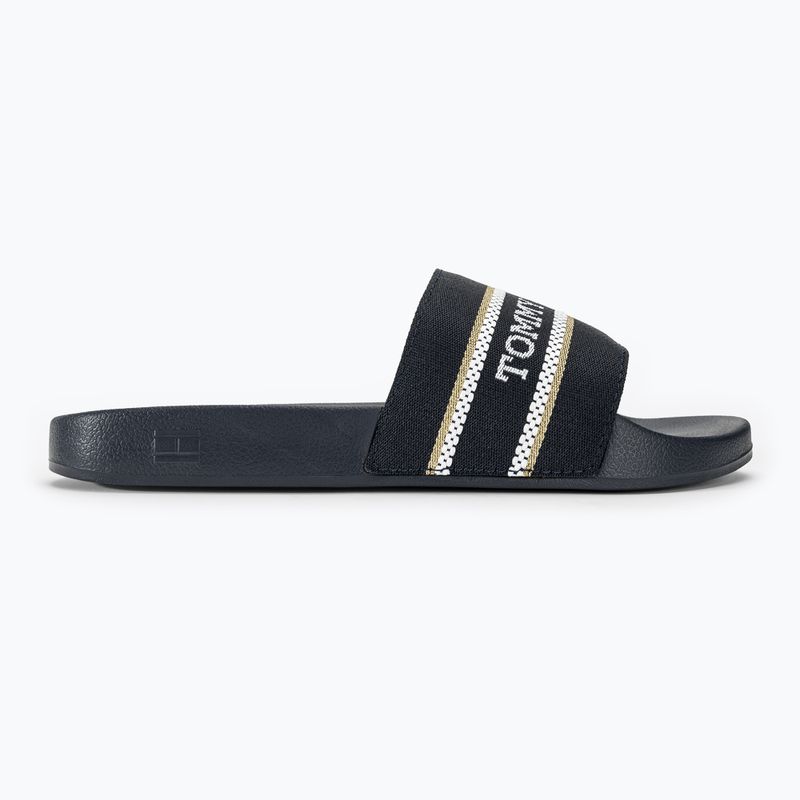 Moteriškos šlepetės Tommy Hilfiger Poolslide With Webbing space blue 2