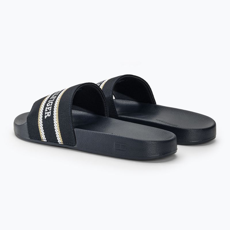 Moteriškos šlepetės Tommy Hilfiger Poolslide With Webbing space blue 3