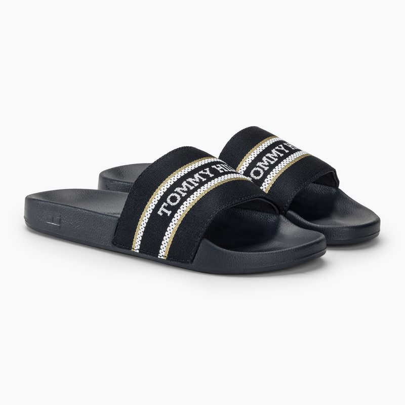 Moteriškos šlepetės Tommy Hilfiger Poolslide With Webbing space blue 4