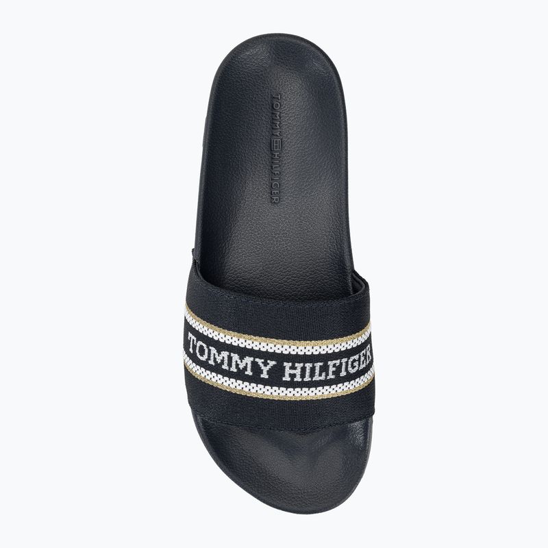 Moteriškos šlepetės Tommy Hilfiger Poolslide With Webbing space blue 6
